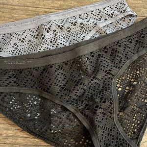 Victoria’s Secret pair of lace bikini cut panties, small, NWOT! Never worn!